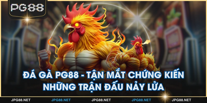 Đá Gà PG88 - Tận Mắt Chứng Kiến Những Trận Đấu Nảy Lửa