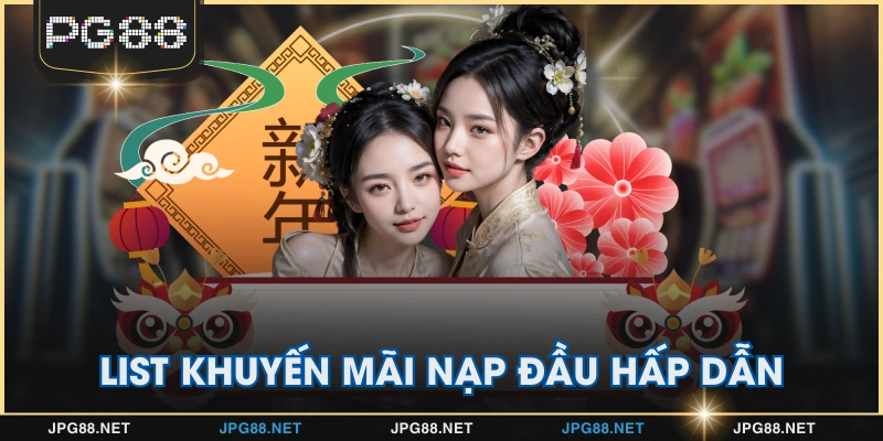 List khuyến mãi nạp đầu hấp dẫn