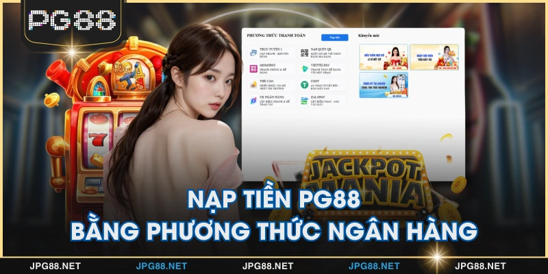 Nạp tiền PG88 bằng phương thức ngân hàng